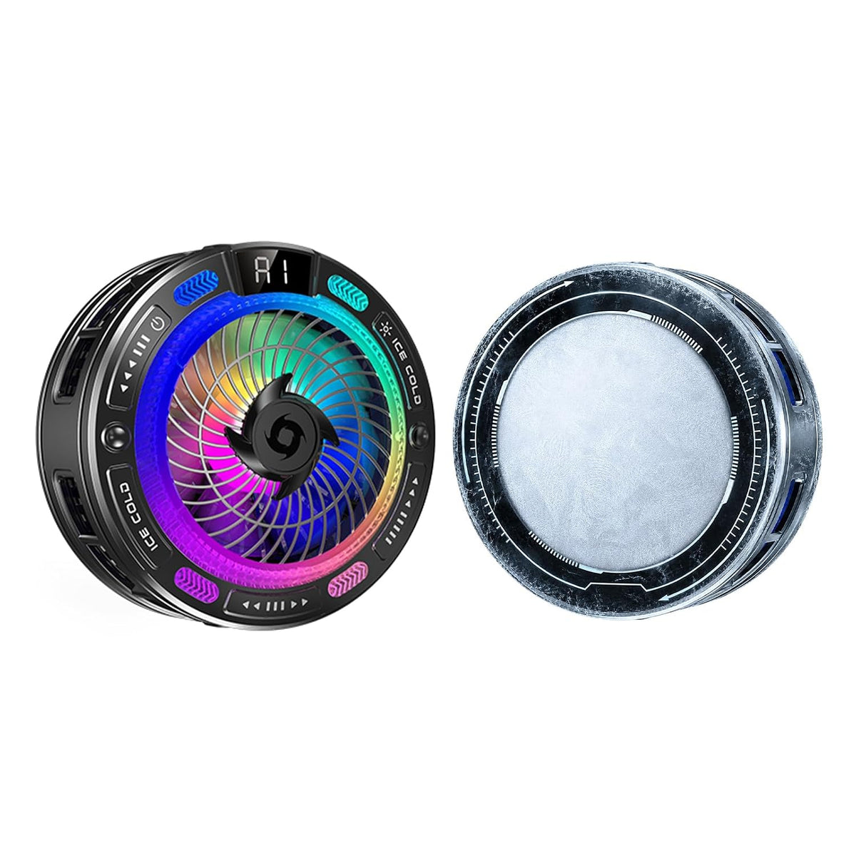 Phone Cooling Fan,Phone Cooler for Gaming,Cell Phone Fan,AI Smart Control