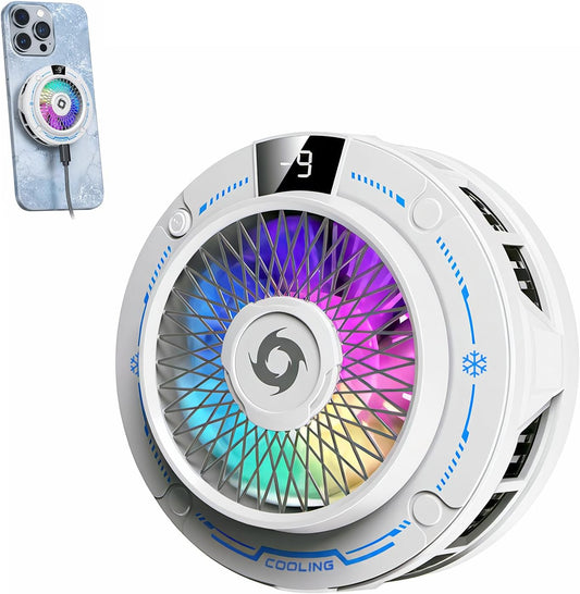 USB magnetic Phone Cooler White, Semiconductor Cooling Fan, iphone Cooling - CHONCHOW