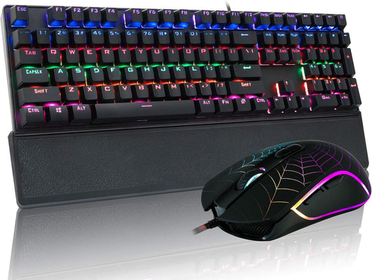chonchow Gaming Keyboard and Mouse Mousepad Headset Combo - CHONCHOW